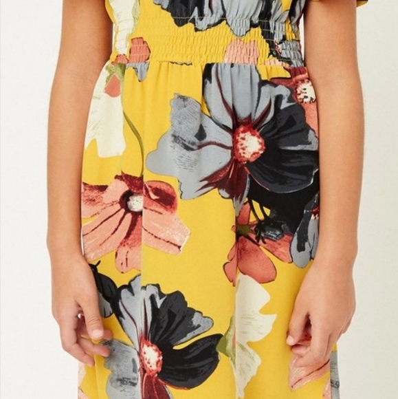 Floral Smock Waist Midi Dress - Picture 4 of 6